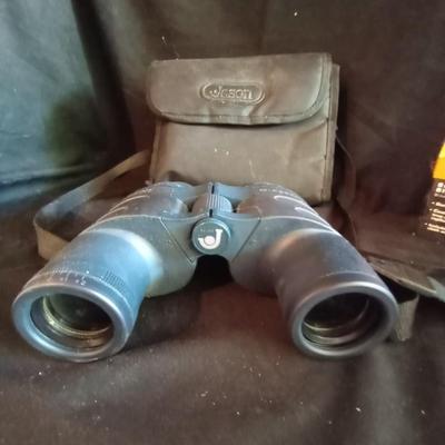 LOT 60 JASON BINOCULARS AND OZARC TRAIL COMPACT BINOCULARS