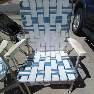 LOT 57 FOUR LAWN CHAIRS