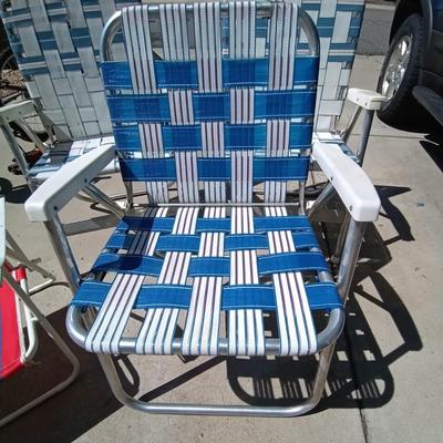 LOT 57 FOUR LAWN CHAIRS