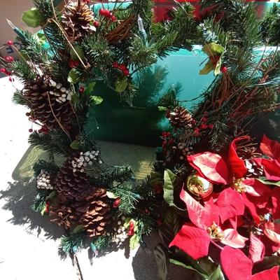 LOT 59 CHRISTMAS FOLIAGE AND STORAGE CONTAINER