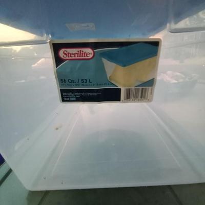 LOT 113 PLASTIC STORAGE CONTAINERS
