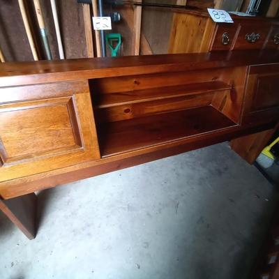 LOT 85 WOODEN HEADBOARD