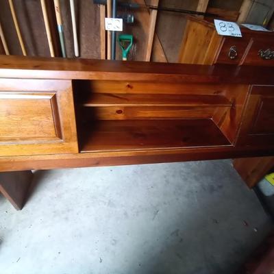 LOT 85 WOODEN HEADBOARD