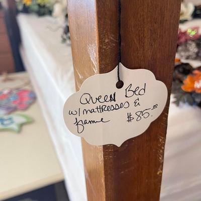 Lot 13: Queen bed and more