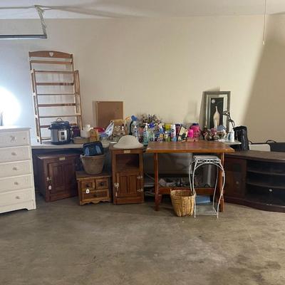 Lot 17: Garage: Furniture & more