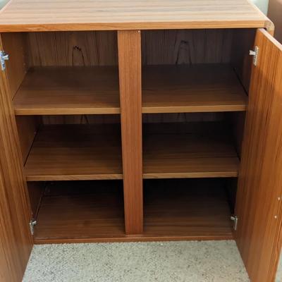 Gorgeous Solid Wood Cabinet, matches 2 shelf bookcase
