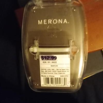 LOT 98 NIB LADIES' MERONA WATCH AND QUARTZ WATCH
