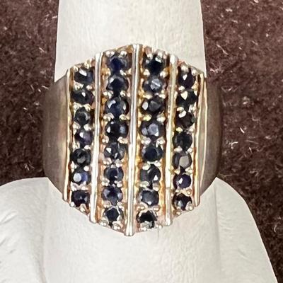 Silver .925 with Several Sapphires 
