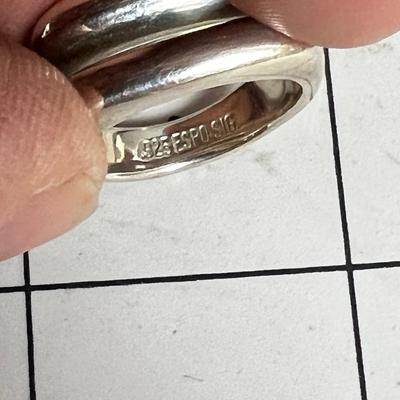 Silver 2 Strand Ring .925 Silver 