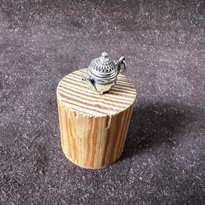 Silver Teapot Charm 