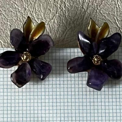 Purple Glass or Amethyst Clip-on's Haskell? 