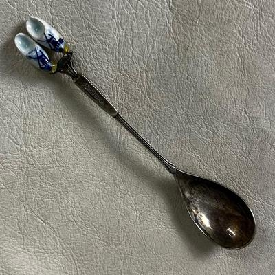 Antique Silver Dutch Spoon Marked VLAGTWEDDE