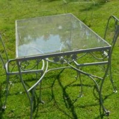Antique Patio Dining Set