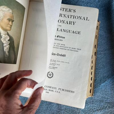 Webster international dictionary 2nd edition