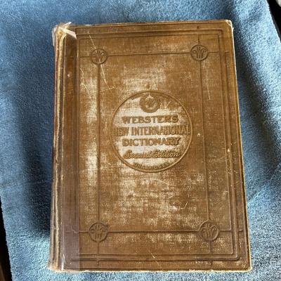 Webster international dictionary 2nd edition