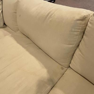 White sofa (there are two) selling separately