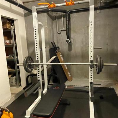 Pro HR 500 weight bar and bench