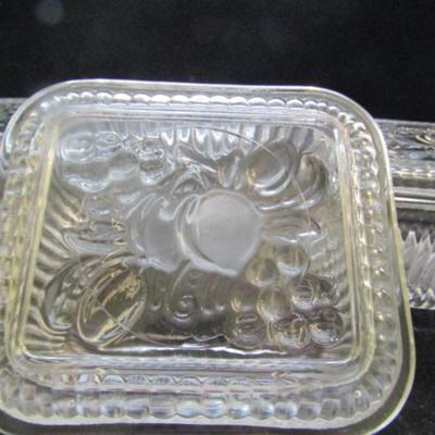 Set of Three Covered Glass Refrigerator Dishes by Anchor Hocking (#6)