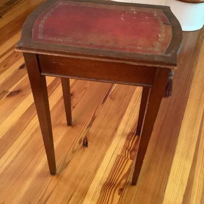 Mahogany sample table, Columbia Furniture, Louisville, KY