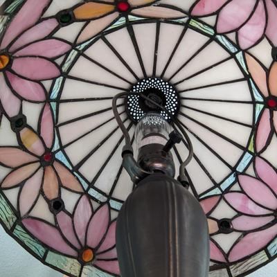 Stained Glass Table Lamp, Exc Shape