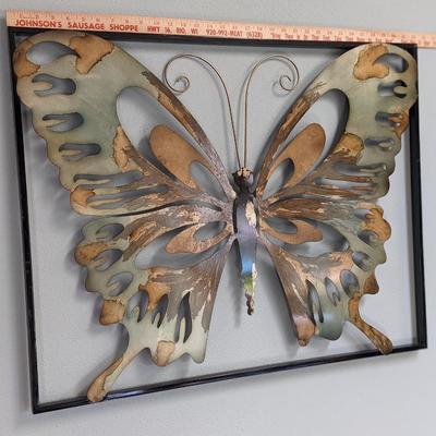 Metal Wall Accent of Butterfly