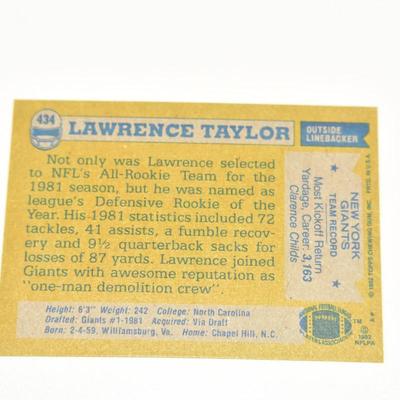 Lawrence Taylor Rookie