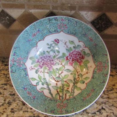 Vintage Decorative Porcelain Bowl- Vivid Colors (#20)