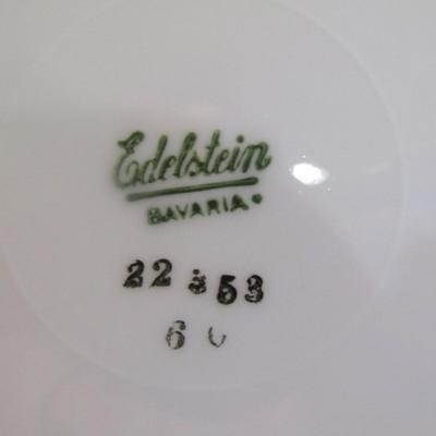 Vintage Edelstein Bavaria Luncheon Set with Gold Trim (#22)