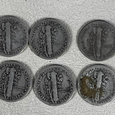 And yet 1 more Lot of 10 Mercury Dimes