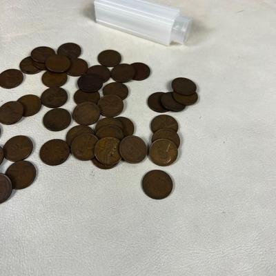 Approximately 50 Wheat Pennies 