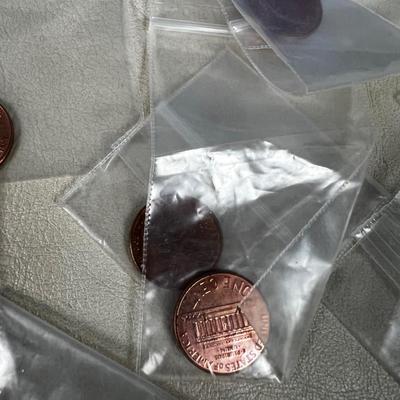 Uncirculated Pennies 1990's, Several