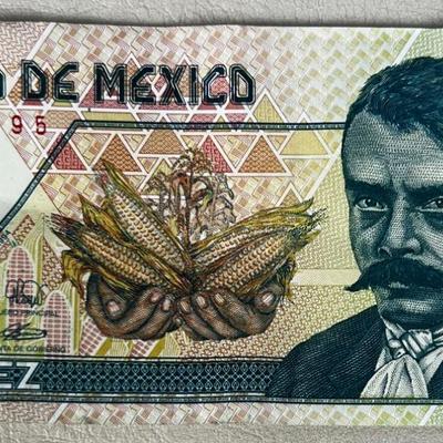 1994 Banco De Mexico 10 Pesos Note 