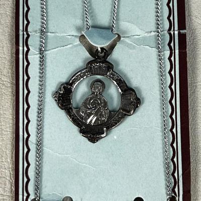 Sterling Silver St Jude Metal, New 