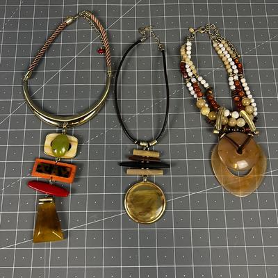 3 Chico Tribal Like Necklaces - Dress up with dressing up