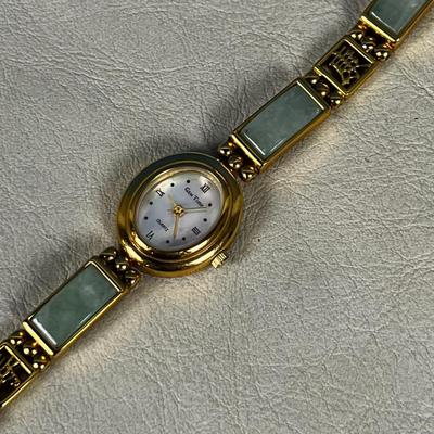 Matching Watch Jade Light Green Quartz Watch 