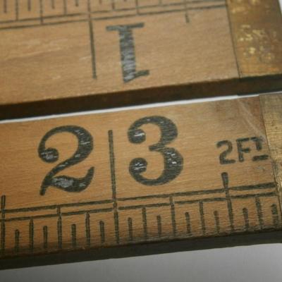 RABONE Folding Ruler from the Early 1900's