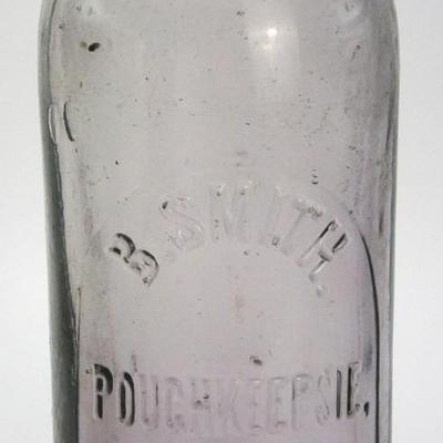 B.SMITH Poughkeepsie NY Soda Bottle