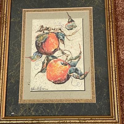 2001 Signed and Numbered Fruit Print