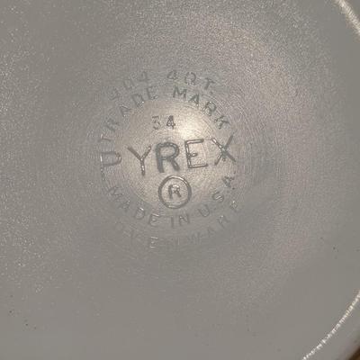 Very Nice Vintage Pyrex Hex Signs 404 4 qt Mixing Bowl