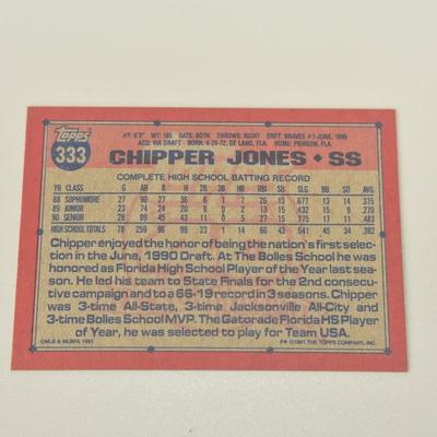 Chipper Jones Rookie