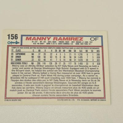 Manny Ramirez Rookie