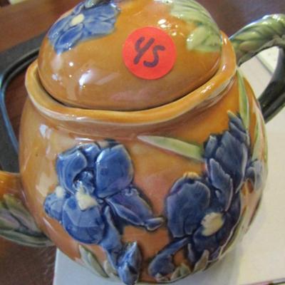 Tea Set- Blue Iris Design (#45)