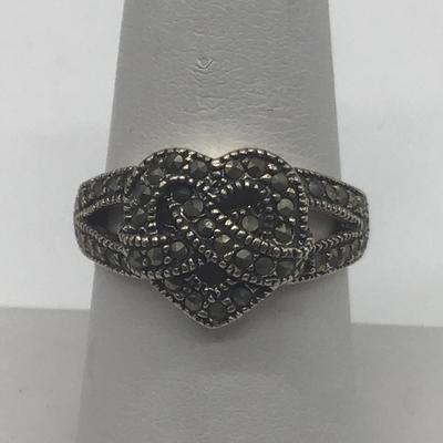 Silver 925 Heart Ring