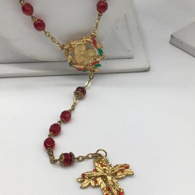 Glass Holiday Rosary