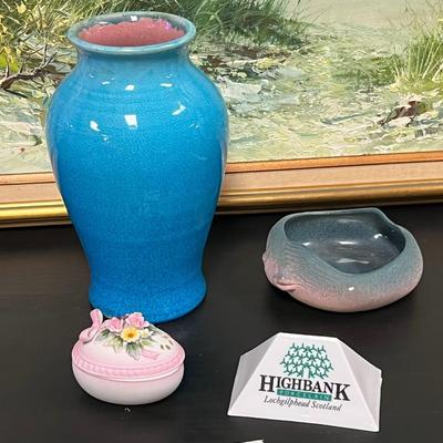 Vase and Trinket box