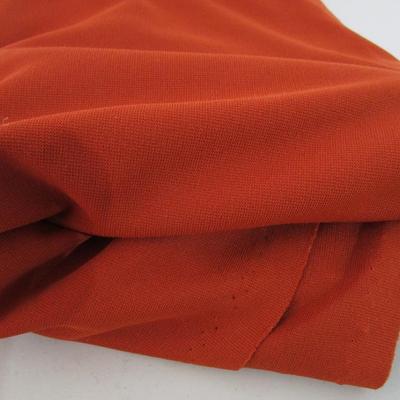 #21 Material, polyester knit rust