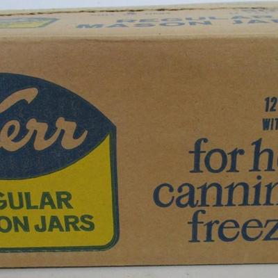 #23 Brand NEW case of vintage Kerr Pint Jars