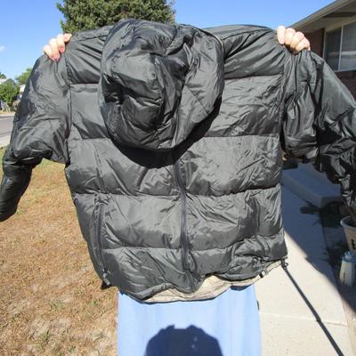 #34 NEW Men's jacket Northern Expedition Hunter green and tan size 2XL
