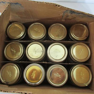 #36 Brand NEW case of vintage Kerr Pint Jars