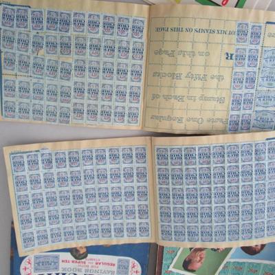 #48 S&H Green Stamps and Blue chip stamp books and stamps